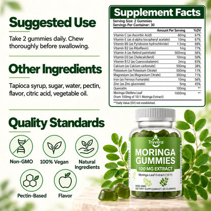 Fuller Bottles in 5 Days With the 13-Nutrient Moringa Gummy